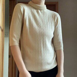 Beige Sweater Turtleneck by Clubmen design | Mint conditionn | Size M